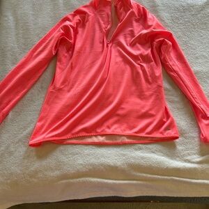 Avita Orange Pink Polo Sweatshirt